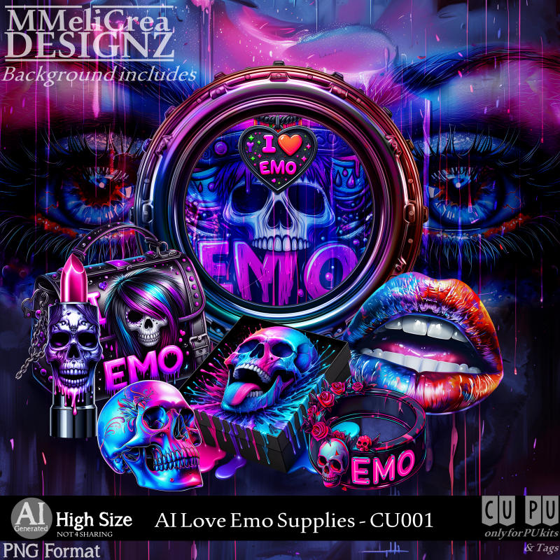 AI - Love Emo - CU001 (CU4PU/PNG)